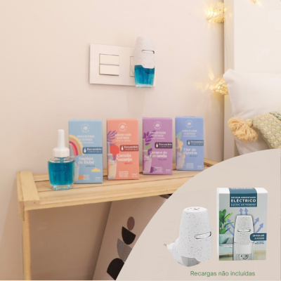 Difusor Ambientador Elétrico Plugin com regulador de intensidade