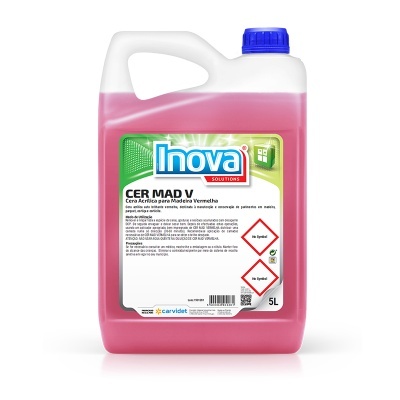 Cera Acrílica para Madeiras Vermelha 5L