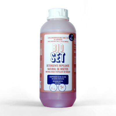 BIOSET 1L Detergente multiusos repelente natural de insetos INOKEM