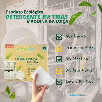 Detergente em tiras Máquina Loiça 40un D-WASH STRIPS