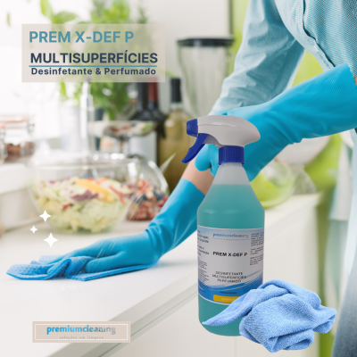 PREM X-DEF P Multisuperficies Desinfetante Perfumado 1L