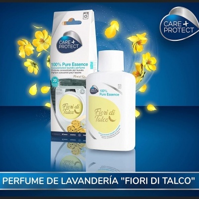 Flor de Talco 100ml Fragrância de lavandaria concentrada para máquina de roupa