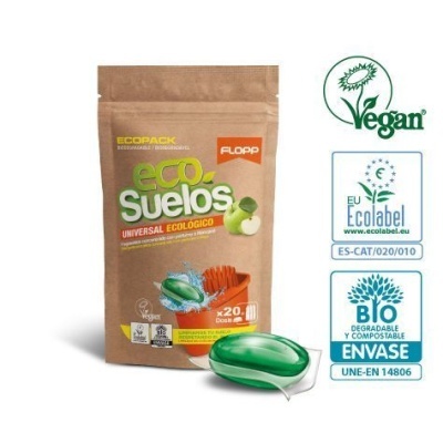 Lava Tudo Maçã em Cápsulas |Ecológico |Concentrado 20 caps. FLOPP Lava Tudo Maçã em Cápsulas |Ecológico |Concentrado 20 caps. FLOPP