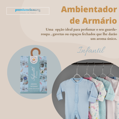 Ambientador Armário em Saqueta |Infantil