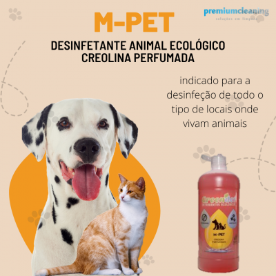 M-PET Desinfetante Animal Ecológico - Creolina Perfumada 1L