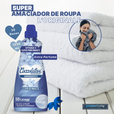 L'ORIGINALE Super Amaciador de Roupa 1250ml 50D Extra Perfume