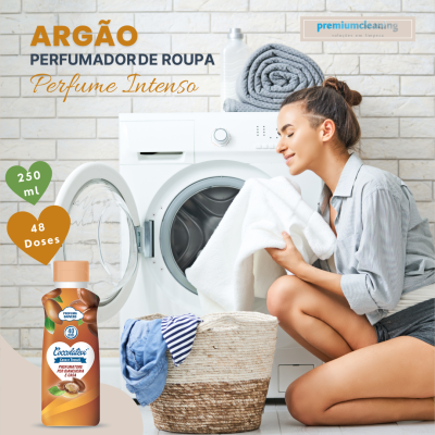 ARGÃO 250ml |Fragrância de lavandaria para máquina de roupa