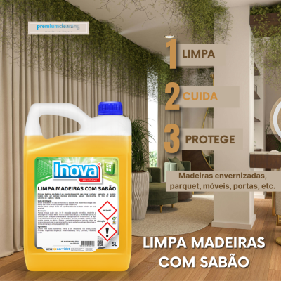 Limpa Madeiras com sabão 5L