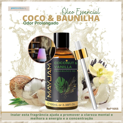Óleo essencial 100ml Coco e Baunilha