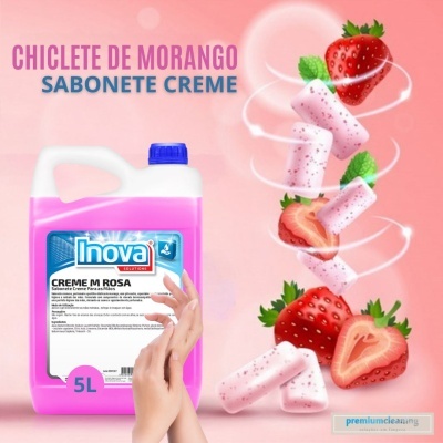 SABONETE CREME M ROSA 5L Chiclete de Morango
