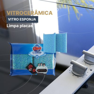 Esponja Vitrocerâmica Anti-bactérias Pk2