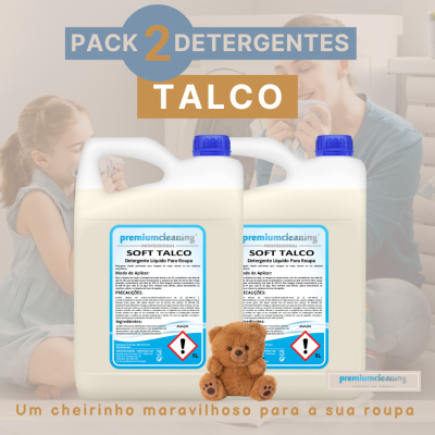 Pack 2 Detergentes Roupa 5L TALCO