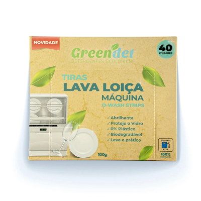 Detergente em tiras Máquina Loiça 40un D-WASH STRIPS