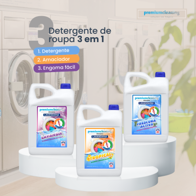 Pack 3 Detergentes 3em1 5L