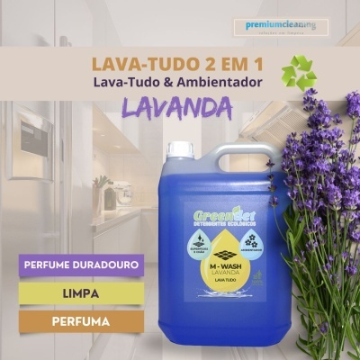 Lava Tudo 2em1 Ecológico Lavanda 5L Lava-Tudo Ambientador