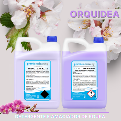 Pack Detergente+Amaciador 5L LILAC ORQUIDEA