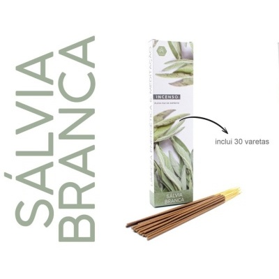 Incenso Aromarte Sálvia Branca 50gr