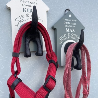 Cabide personalizado para trela