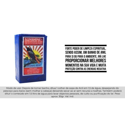 Anil em pó 30g