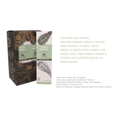 Incenso Sálvia Branca
