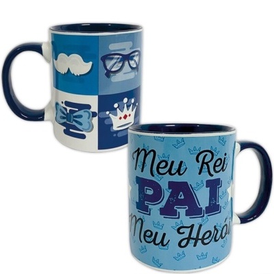 Caneca Pai "Meu Rei Meu Herói"