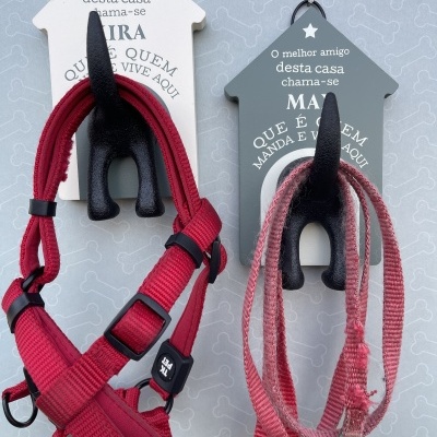 Cabide personalizado para trela