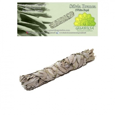 Salvia Branca tocha 22 cm