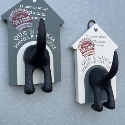 Cabide personalizado para trela