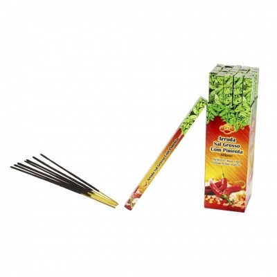 Incenso Arruda sal grosso com pimenta