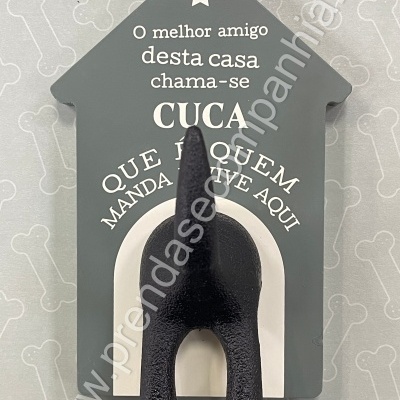 Cabide personalizado para trela