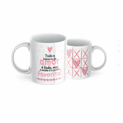 Caneca "Toda a História de Amor"