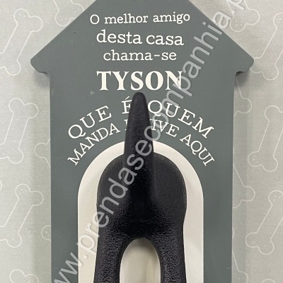 Cabide personalizado para trela