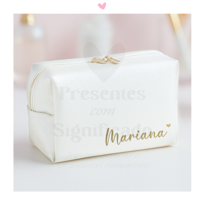 Necessaire polipele branco (2 tamanhos)