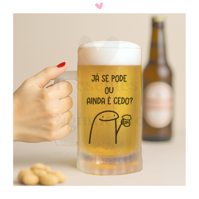 Caneca de cerveja Flork - Já se pode ou ainda é cedo?