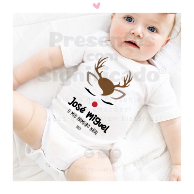 Body bebé - O meu primeiro Natal