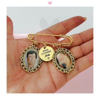 Alfinete Noivo ou Noiva (2 fotos + texto)