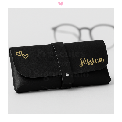 Estojo para óculos preto