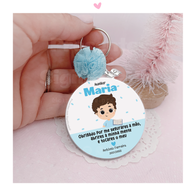 Porta-chaves ou íman lembrança escolar