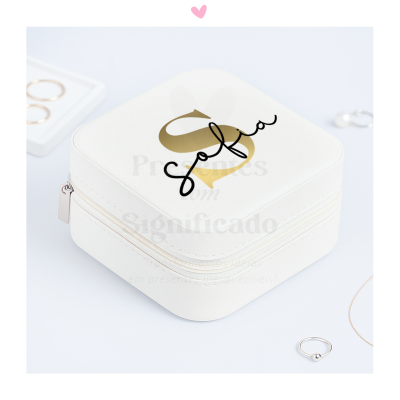 Mini Guarda-jóias branco