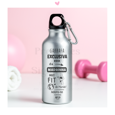 Garrafa em alumínio