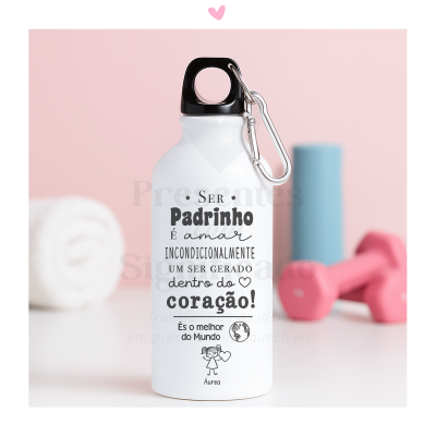 Garrafa em alumínio