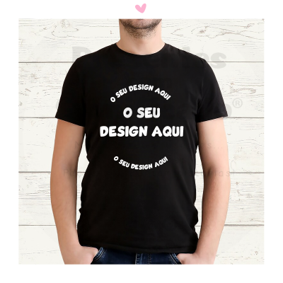 T-shirt adulto personalizada (unisexo)