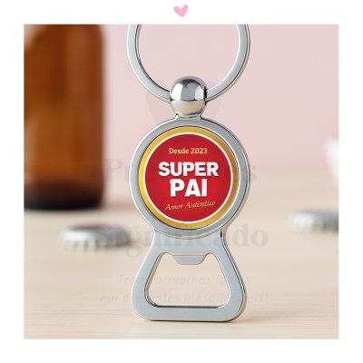 Abre-caricas - Super-Pai - Amor autêntico desde xxx