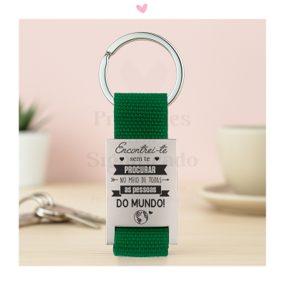 Porta-chaves fita nylon