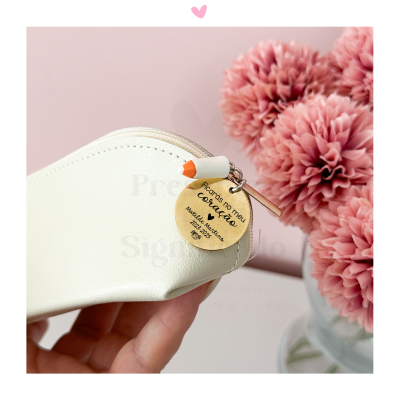 Estojo de napa personalizado