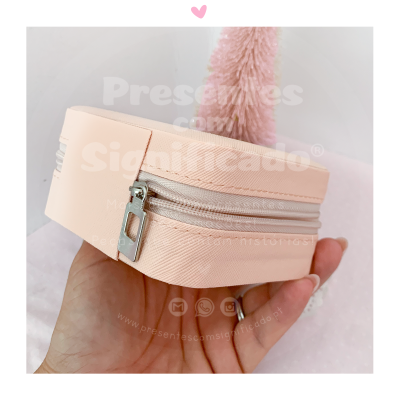 Mini Guarda-jóias cor pêssego