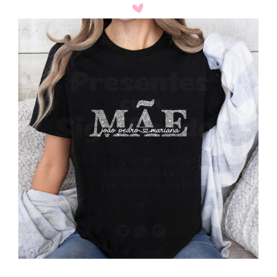 T-shirt - Mãe (com nomes)
