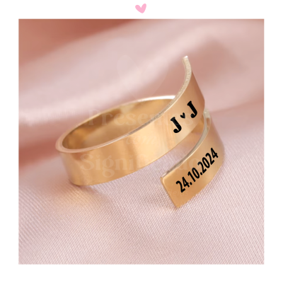 Anel espiral personalizado