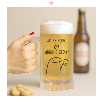 Caneca de cerveja Flork - Já se pode ou ainda é cedo?