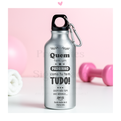 Garrafa em alumínio